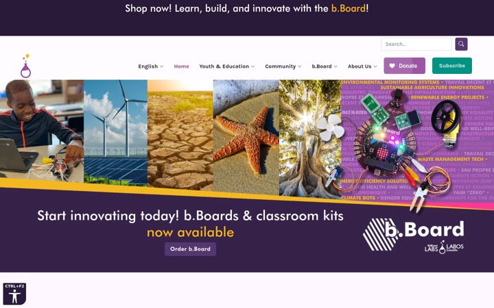Screenshot of brilliantlabs.ca