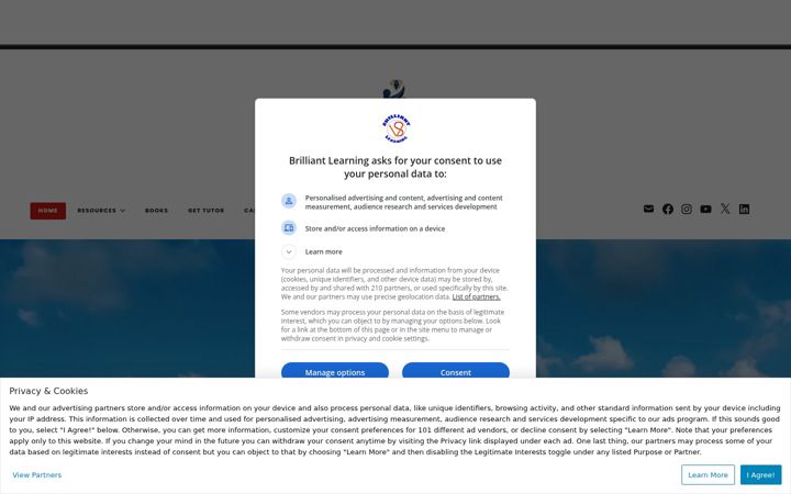 Screenshot di brilliantlearning.in