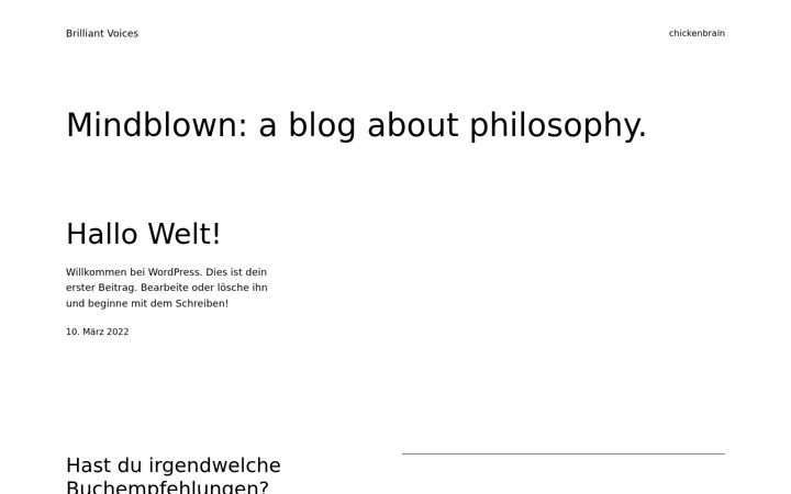 Screenshot of brilliantvoices.net