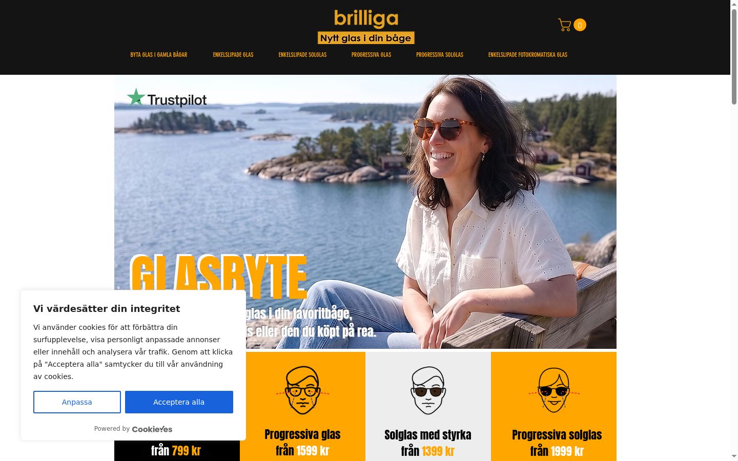 Screenshot tal-banner tal-kunsens muri qabel kwalunkwe interazzjoni