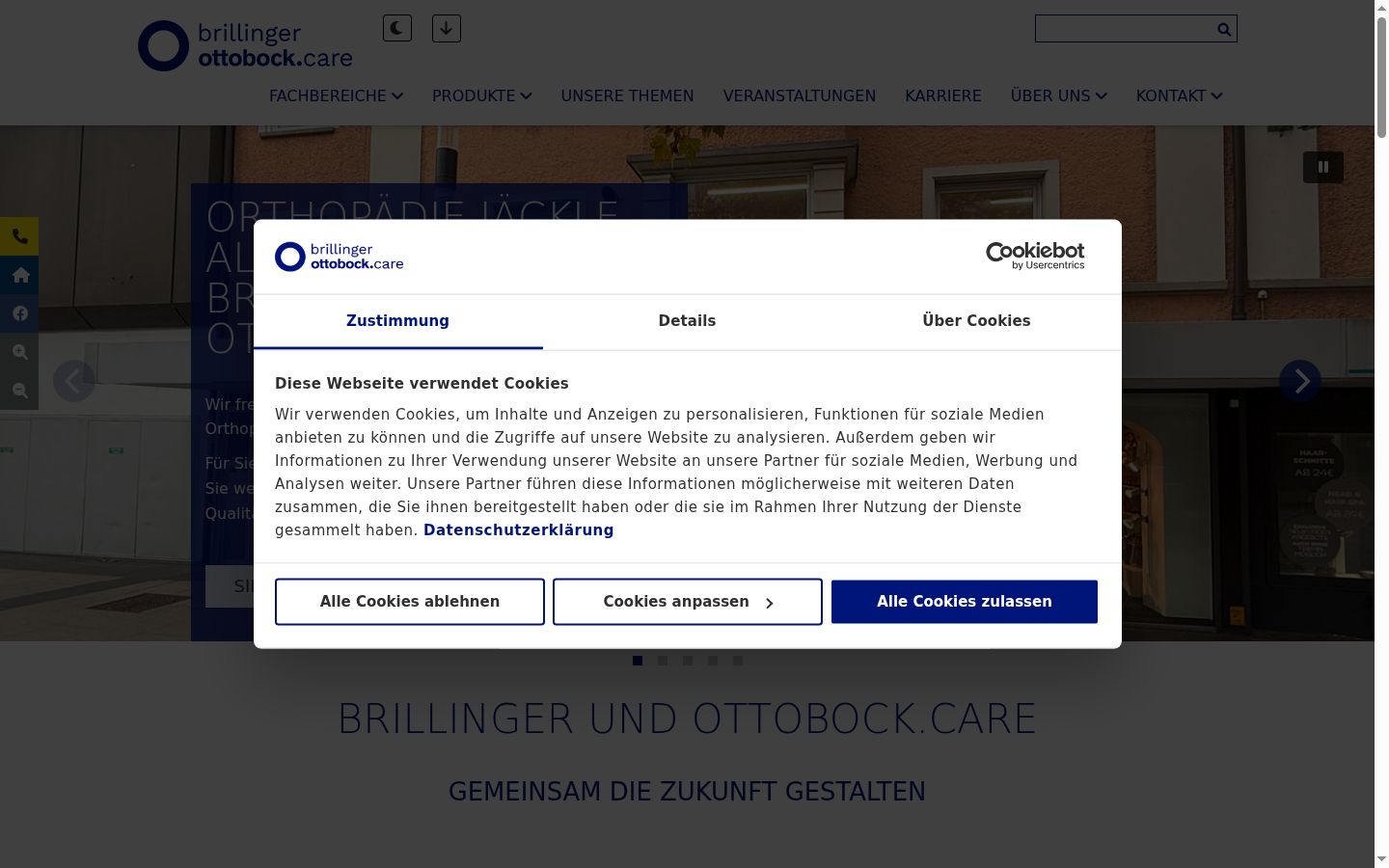 Screenshot tal-banner tal-kunsens muri qabel kwalunkwe interazzjoni