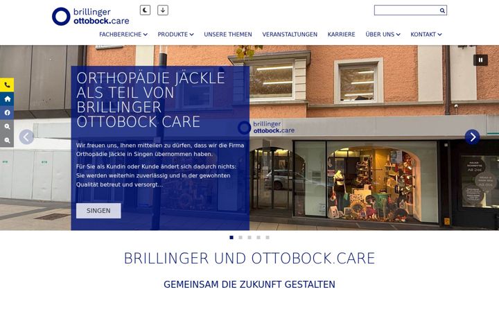 Screenshot of brillinger.de