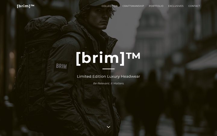 Screenshot of brimapparel.com