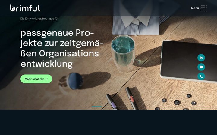 Screenshot of brimful.de