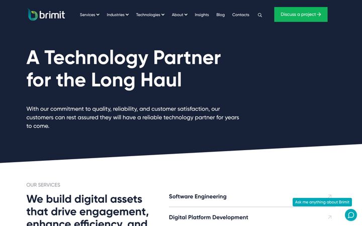 Screenshot of brimit.com