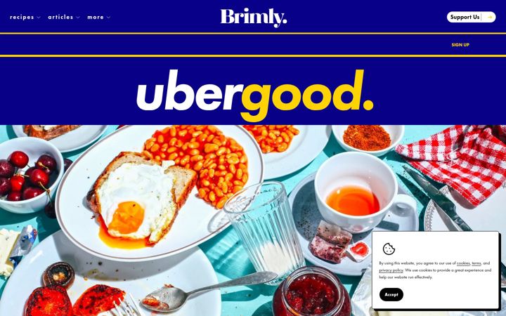 Screenshot of brimly.co