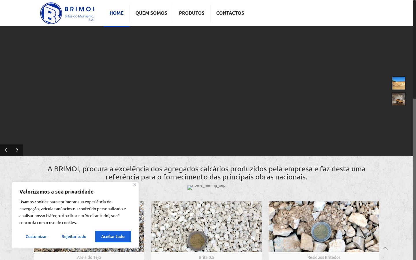 Screenshot του banner συγκατάθεσης που εμφανίστηκε πριν από οποιαδήποτε αλληλεπίδραση