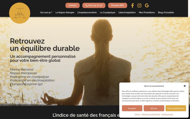 Screenshot of brincaramel.fr
