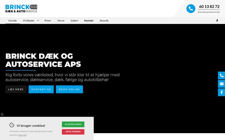 Screenshot of brinckdaek.dk