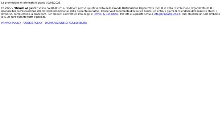 Screenshot of brindaalgusto.it