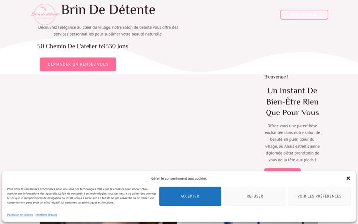 Screenshot of brindedetente.com