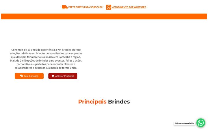 Screenshot of brindessorocaba.com.br
