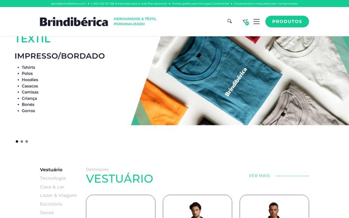 Screenshot of brindiberica.com