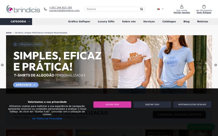 Screenshot of brindicis.com