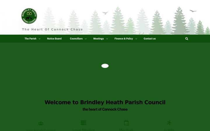 Screenshot of brindleyheath-pc.gov.uk