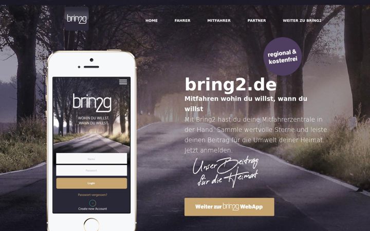 Screenshot of bring2.de