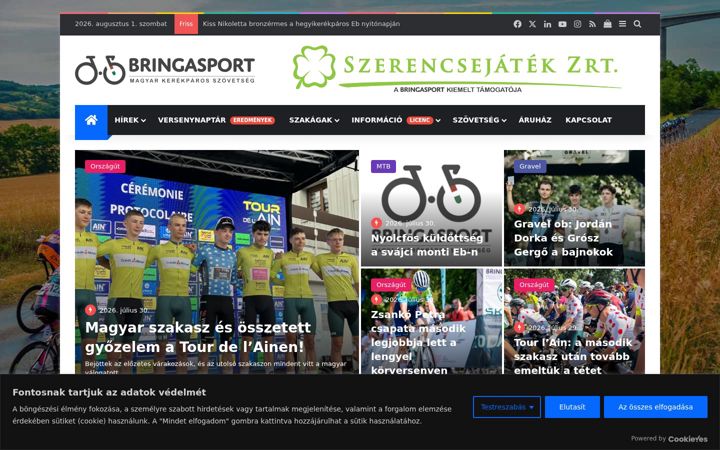 Screenshot of bringasport.hu