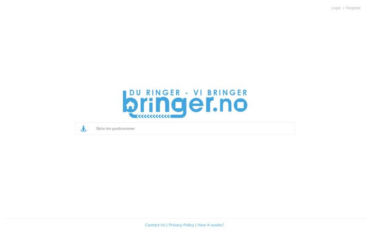 Screenshot of bringer.no