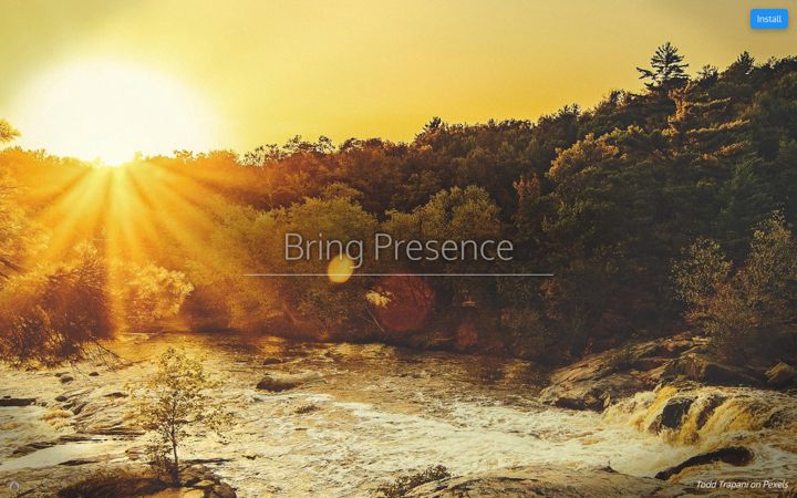 Screenshot of bringpresence.com