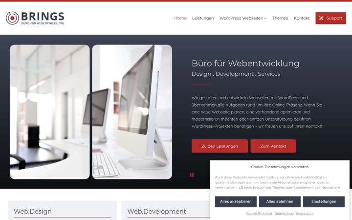 Screenshot of brings-online.com