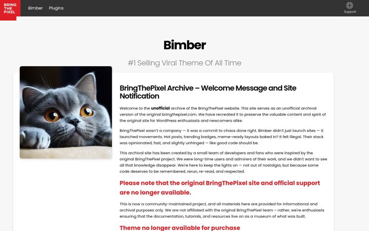 Screenshot of bringthepixel.com