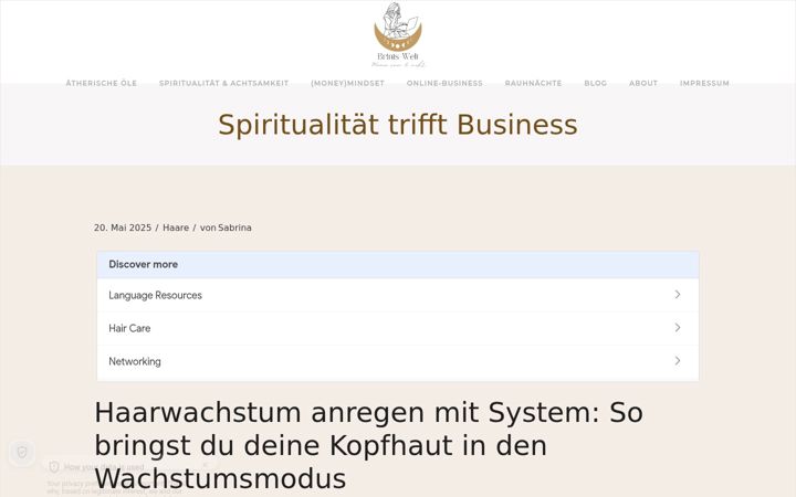 Képernyőkép: brinis-welt.de