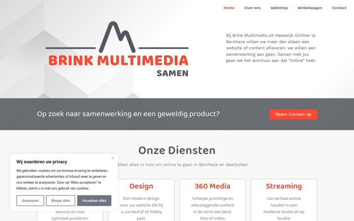 Screenshot ta' brink-multimedia.nl