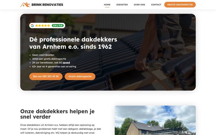 Screenshot of brink-renovaties.nl