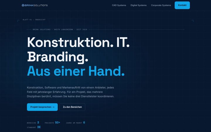 Screenshot of brink-solutions.de