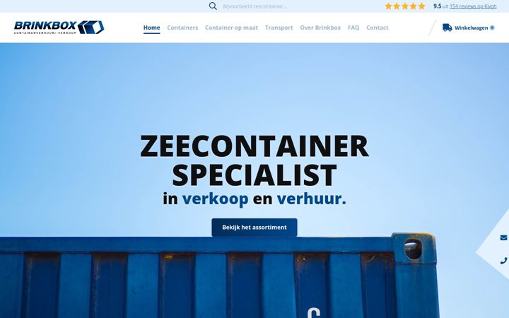 Screenshot of brinkbox.nl