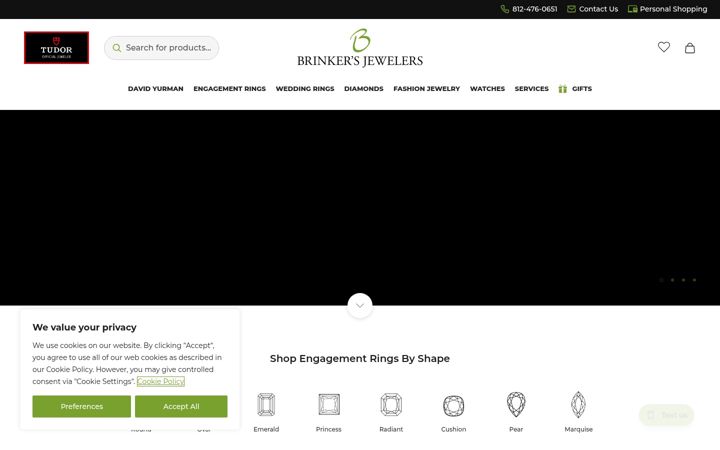 Screenshot of brinkersjewelers.com
