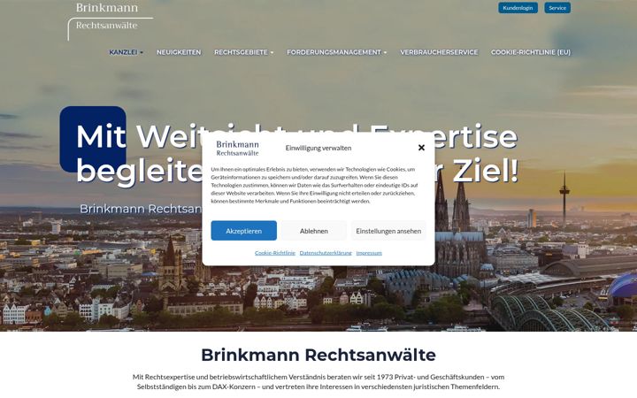 Posnetek zaslona brinkmann-ra.de