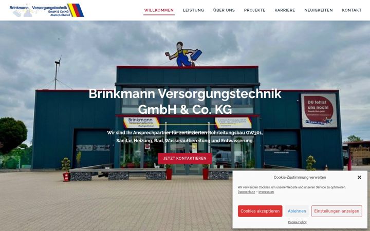 Posnetek zaslona brinkmann-versorgungstechnik.de
