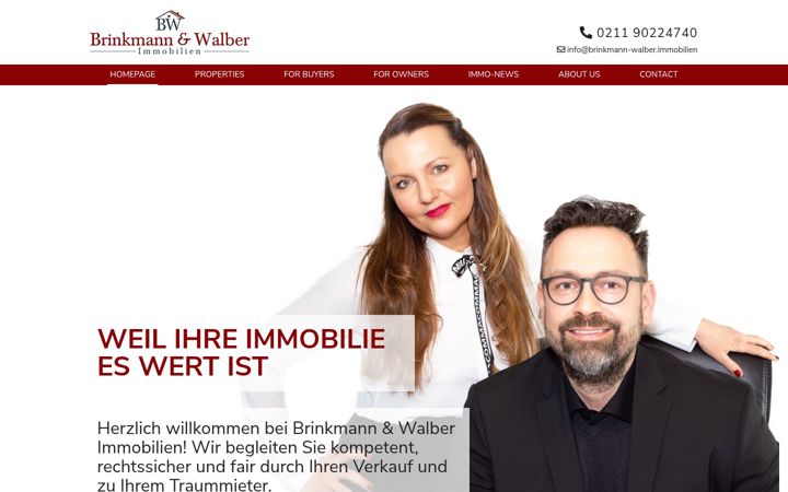 Screenshot of brinkmann-walber.immobilien