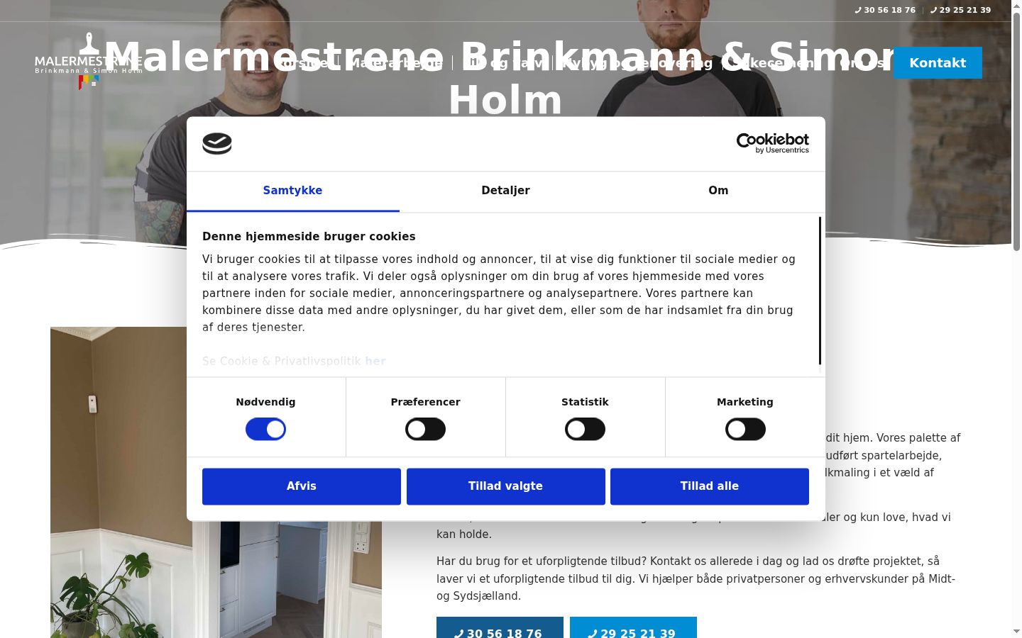Sutikimo reklamjuostės, rodytos prieš bet kokią sąveiką, ekrano kopija
