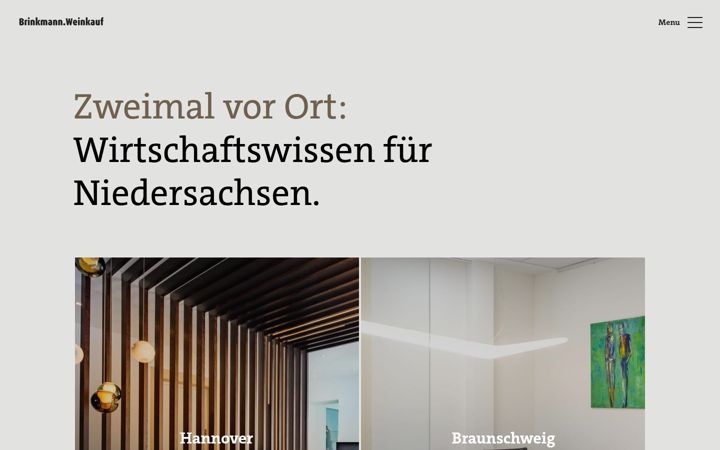 Screenshot of brinkmannweinkauf.de