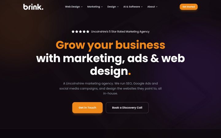 Screenshot of brinkmedia.co.uk
