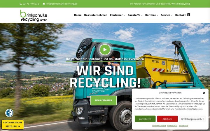 Screenshot of brinkschulte-recycling.de