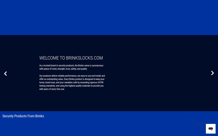 Screenshot of brinkslocks.com