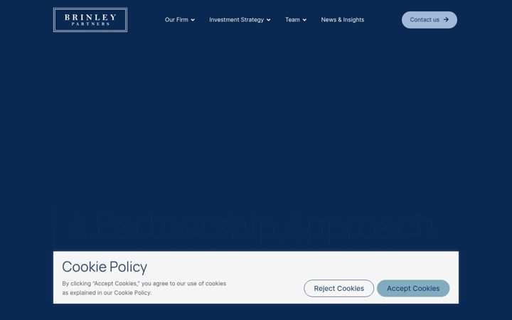 Screenshot of brinleypartners.com