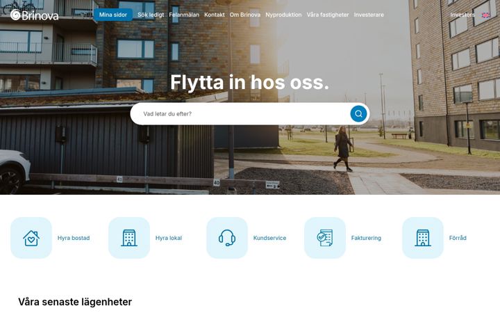 Screenshot of brinova.se