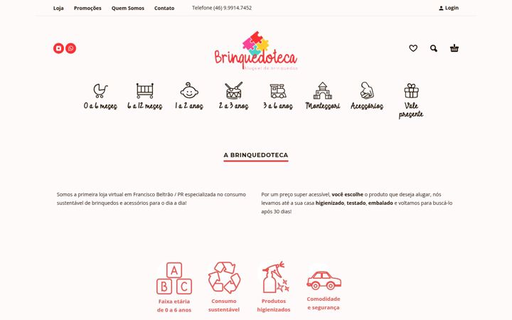Screenshot του brinquedotecafb.com.br