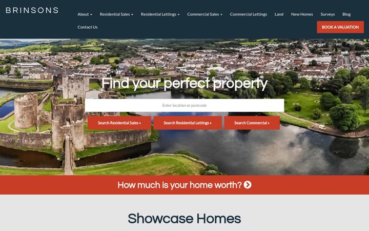 Screenshot of brinsons.co.uk