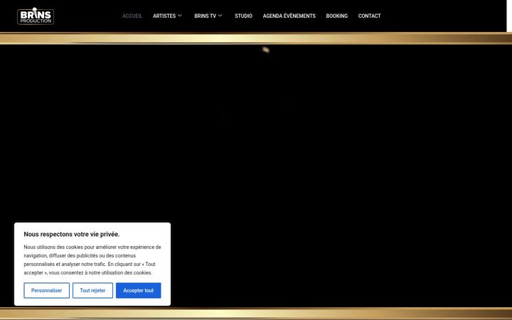 Screenshot του brinsproduction.fr