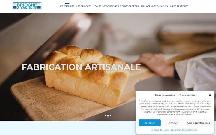 Screenshot of briocheatlantique.fr