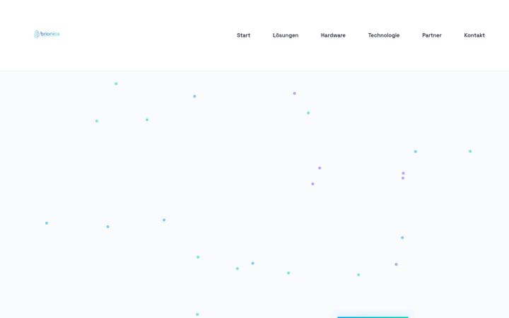 Screenshot of brionics.de
