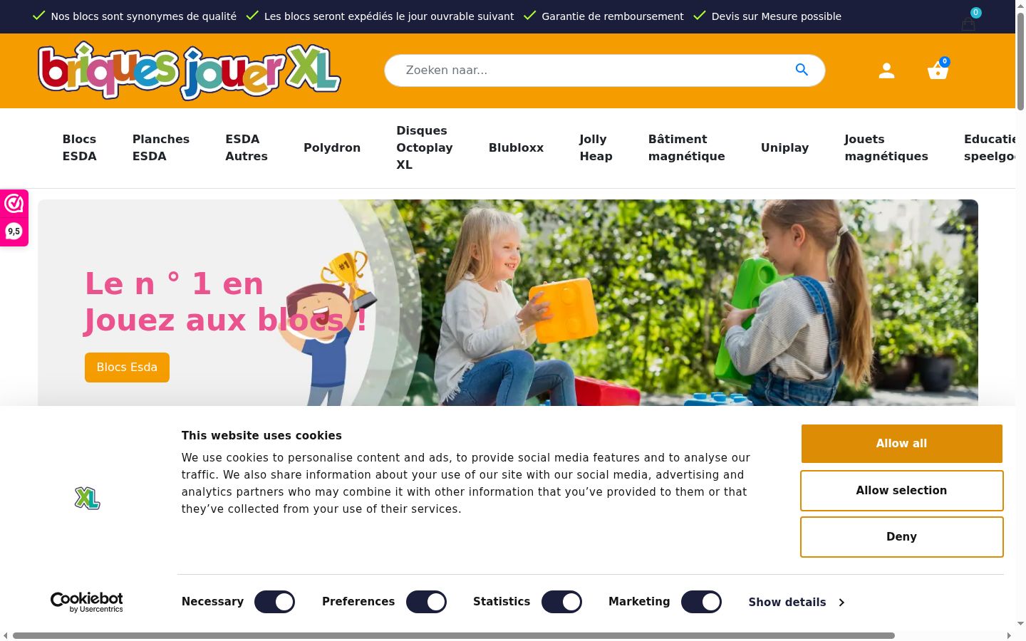 Screenshot tal-banner tal-kunsens muri qabel kwalunkwe interazzjoni