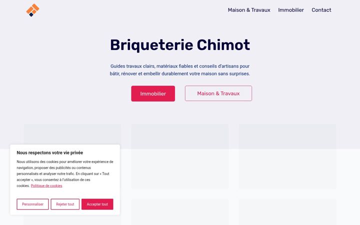 Screenshot του briqueterie-chimot.fr
