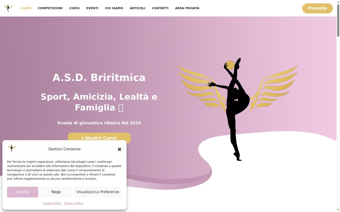 Screenshot tal-banner tal-kunsens muri qabel kwalunkwe interazzjoni