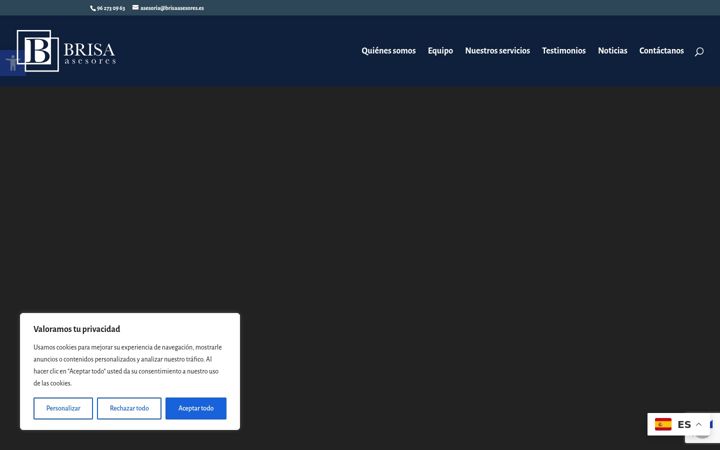 Ekrano kopija brisaasesores.es